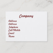 運河 名刺 (裏面)