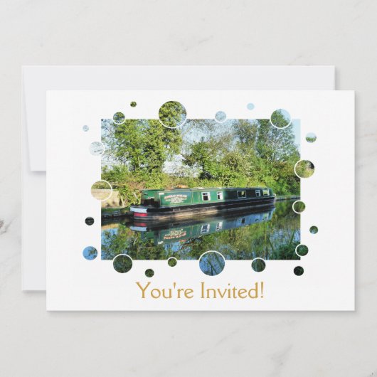 運河 招待状 (正面)