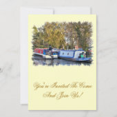 運河 招待状 (正面)