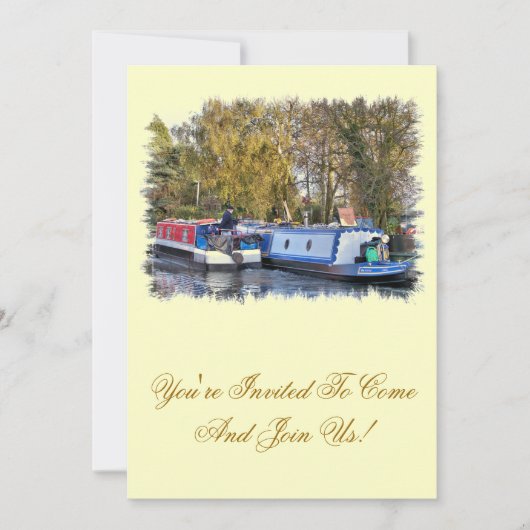 運河 招待状 (正面)