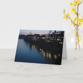 運河III カード (黄色い花)