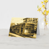 運河Stの欲求の市街電車 カード (黄色い花)