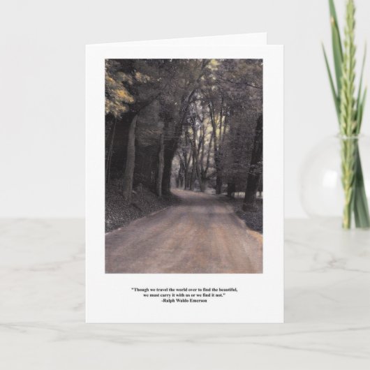 運美しいインドメーソン引用文 カード (正面)