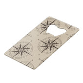 運行コンパスパターン クレジットカード栓抜き (正面アングル)