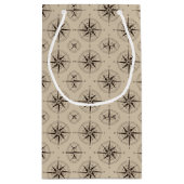 運行コンパスパターン スモールペーパーバッグ (裏面)