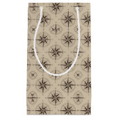 運行コンパスパターン スモールペーパーバッグ (正面)