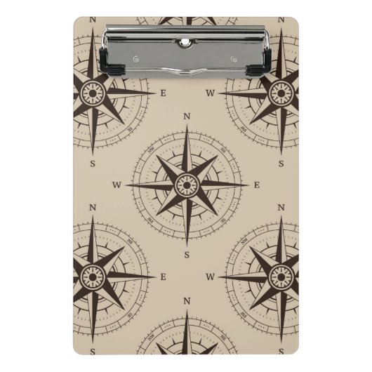 運行コンパスパターン ミニクリップボード (正面)