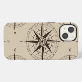運行コンパスパターン iPhoneケース (裏面横)
