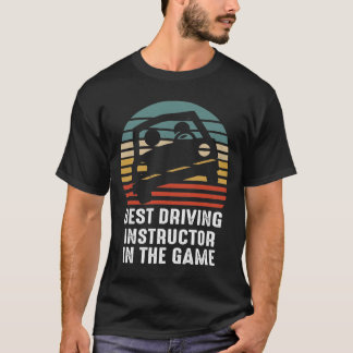 運転おもしろい最高のインストラクター学生ドライバペルミ Tシャツ