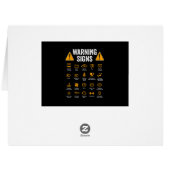 運転おもしろい警告標識101自動整備士ギフト (裏面横)