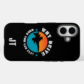 運転するくらいなら飛べばいいじゃない、飛行機、パイロット、面白い Case-Mate iPhoneケース (裏面 (横))