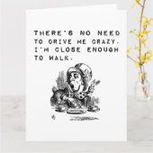 運転する必要がない熱狂するおもしろい引用文 カード (黄色い花)