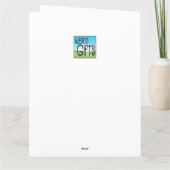 運転する必要がない熱狂するおもしろい引用文 カード (裏面)