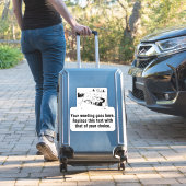 運転インストラクターの宣伝 シール (スーツケースインサイチュ)