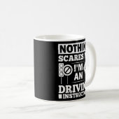 運転インストラクター学校レッスンドライバー教育 コーヒーマグカップ (正面右)