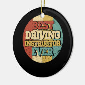 運転インストラクター最高の運転インストラクターEver Ci セラミックオーナメント (左)