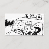運転インストラクター漫画の名刺 名刺 (裏面)