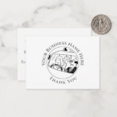 運転インストラクターThank Youノートカード ノートカード (正面/裏面インサイチュ)