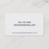 運転サービス 名刺 (裏面)