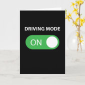 運転モード オン 16歳の運転手 カード (黄色い花)