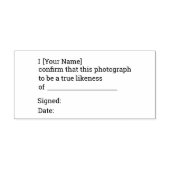 運転免許証の写真証明スタンプ セルフインキングスタンプ (デザイン)