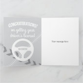 運転免許証の取得おめでとうございます カード (内部)