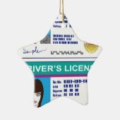運転免許証 セラミックオーナメント (右)