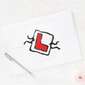 運転免許証 ラウンドシール (封筒)