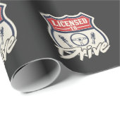 運転免許試験が新しいドライバーに合格 ラッピングペーパー (ロールコーナー)