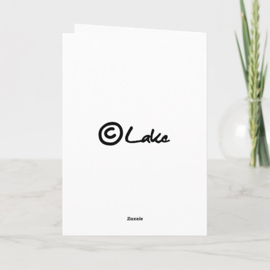 運転免許試験に合格するためのおもしろいのお祝いカード カード (裏面)