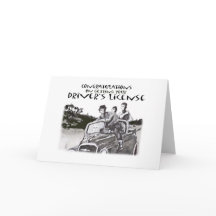 運転免許試験の合格、お祝い