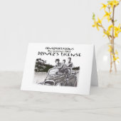 運転免許試験の合格、お祝い カード (黄色い花)