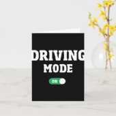 運転免許試験 - 面白い運転免許教習 カード (黄色い花)