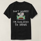 運転免許認定ギフトアイディア運転試験L Tシャツ (デザイン正面)