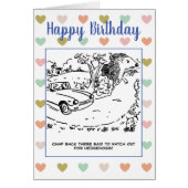 運転手がアナグマの冗談に気をつけろと言われた (正面)