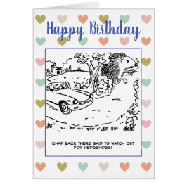 運転手がアナグマの冗談に気をつけろと言われた