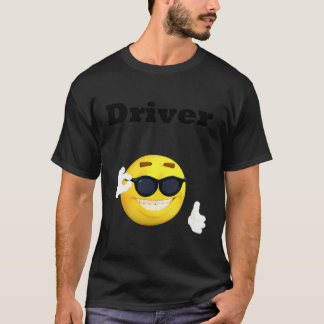 運転手タクシートラック配車共有バスドライバーD Tシャツ