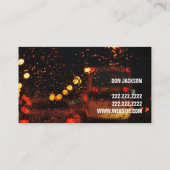 運転手タクシー運転手輸送事業 名刺 (裏面)