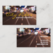 運転手タクシー運転手輸送業 名刺 (正面/裏面)