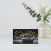 運転手町の自動車運転士輸送事業 名刺 (スタンド正面)