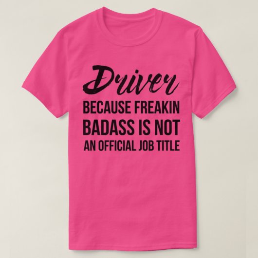運転手酔い Tシャツ (デザイン正面)