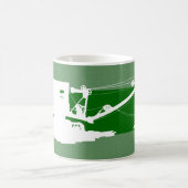 運転技術者早期北西ケーブルショベル モーフィングマグカップ (中央)