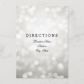 運転方結婚向シルバーグリッター灯 エンクロージャーカード (裏面)