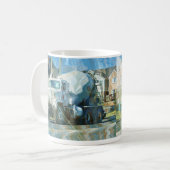 運転者のセメントのトラックデザイナーコーヒー・マグ コーヒーマグカップ (正面左)