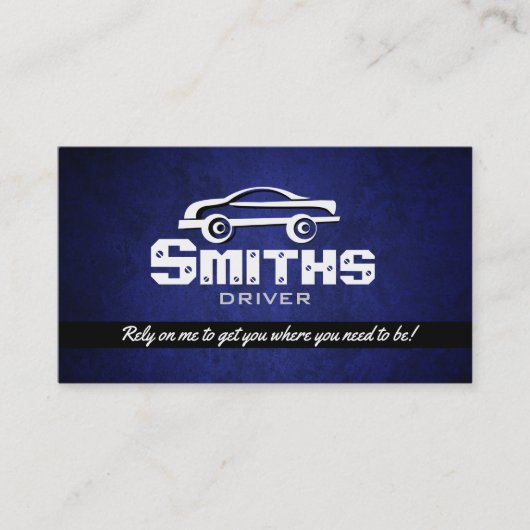 運転者のタクシーの名刺 名刺 (正面)