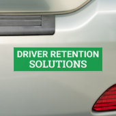 運転者の保持の解決の印かsticker/MAGNET バンパーステッカー (車上)
