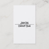 運転者の名刺 名刺 (裏面)