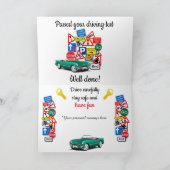 運転試験に合格おめでとうございます！ カード (内部)