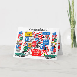 運転試験に合格おめでとうございます！ カード