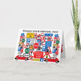 運転試験に合格おめでとうございます！ カード